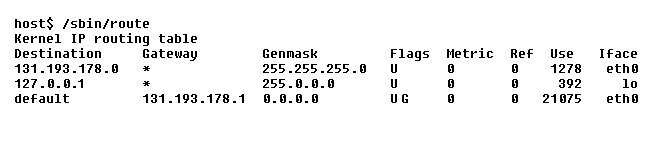 destination-gateway-genmask