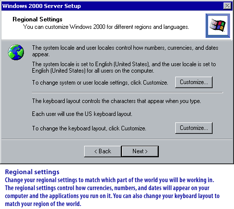 1)Windows Setup Wizard 1