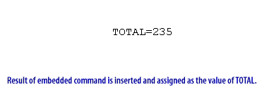 5) Embedded Command 5
